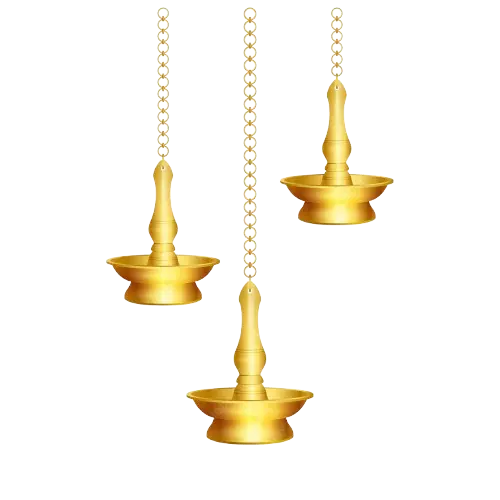 Left Kerala Lamp